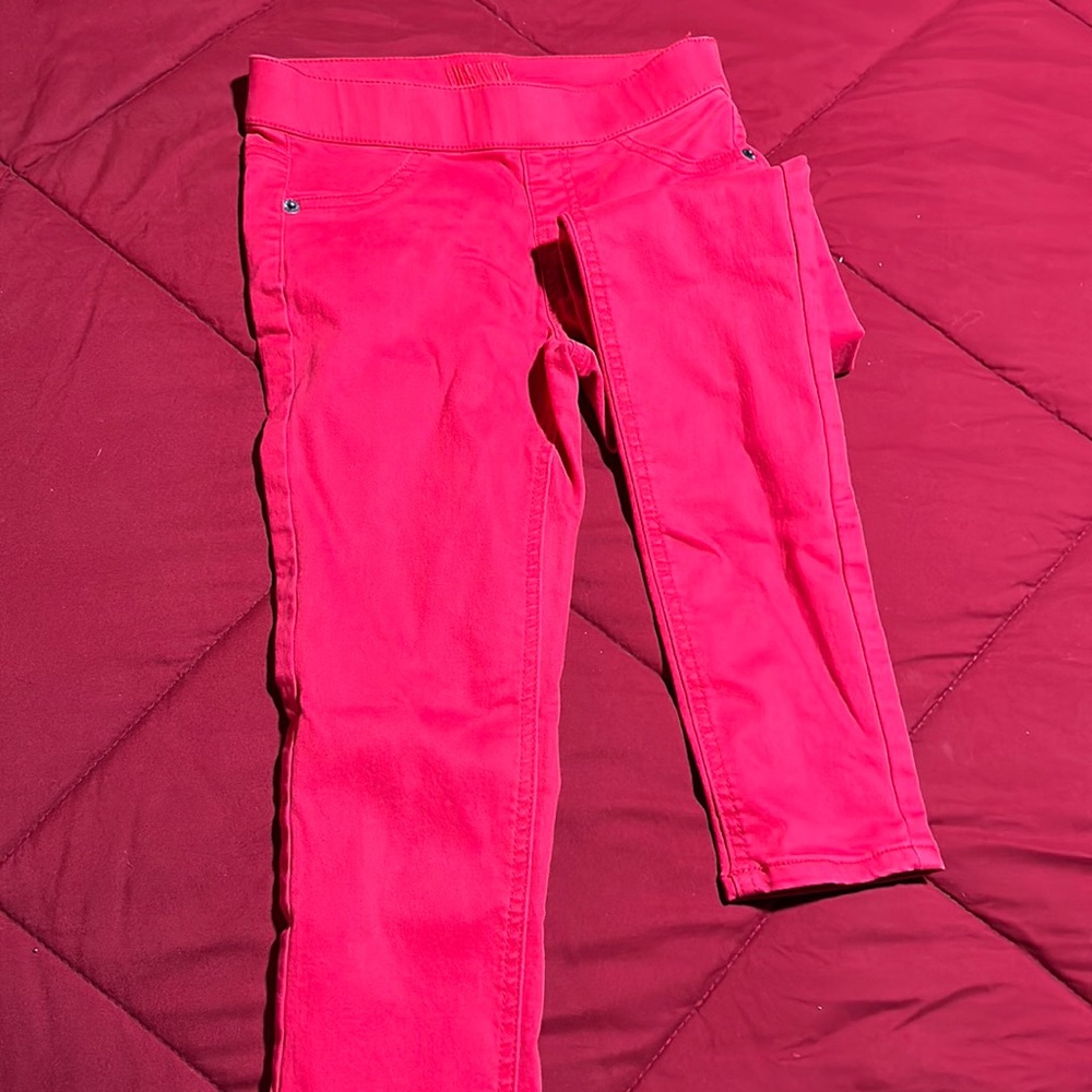 Size 10 red jeans Justice brand